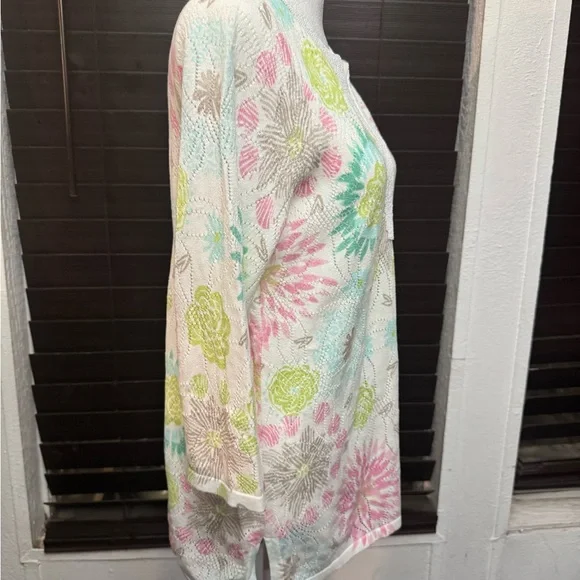 Sigrid Olsen Cream Knit Top - Picture 4 of 13